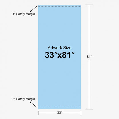 33x81 budget retractable banner